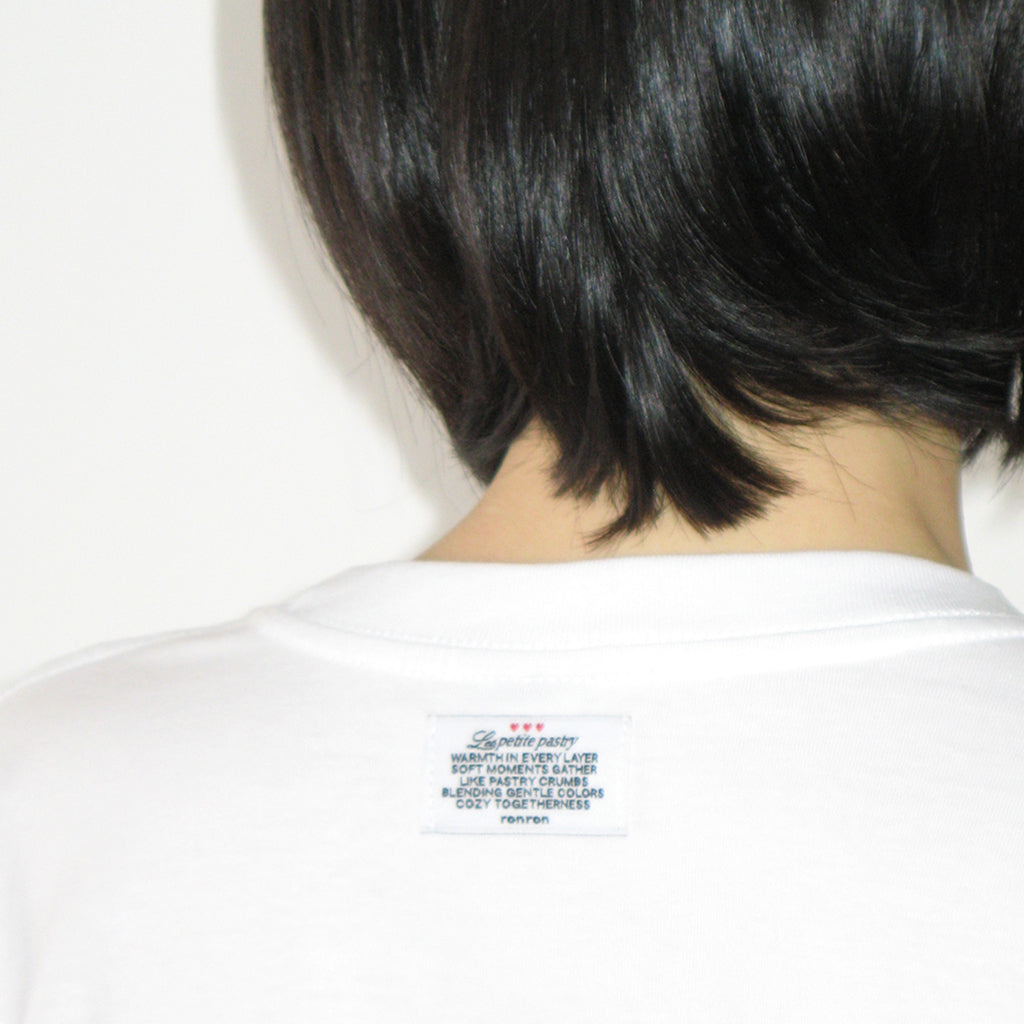 [RONRON] Quiet Cat Over Fit T Shirt / WHITE