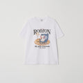 [RONRON] Quiet Cat Over Fit T-Shirt / White