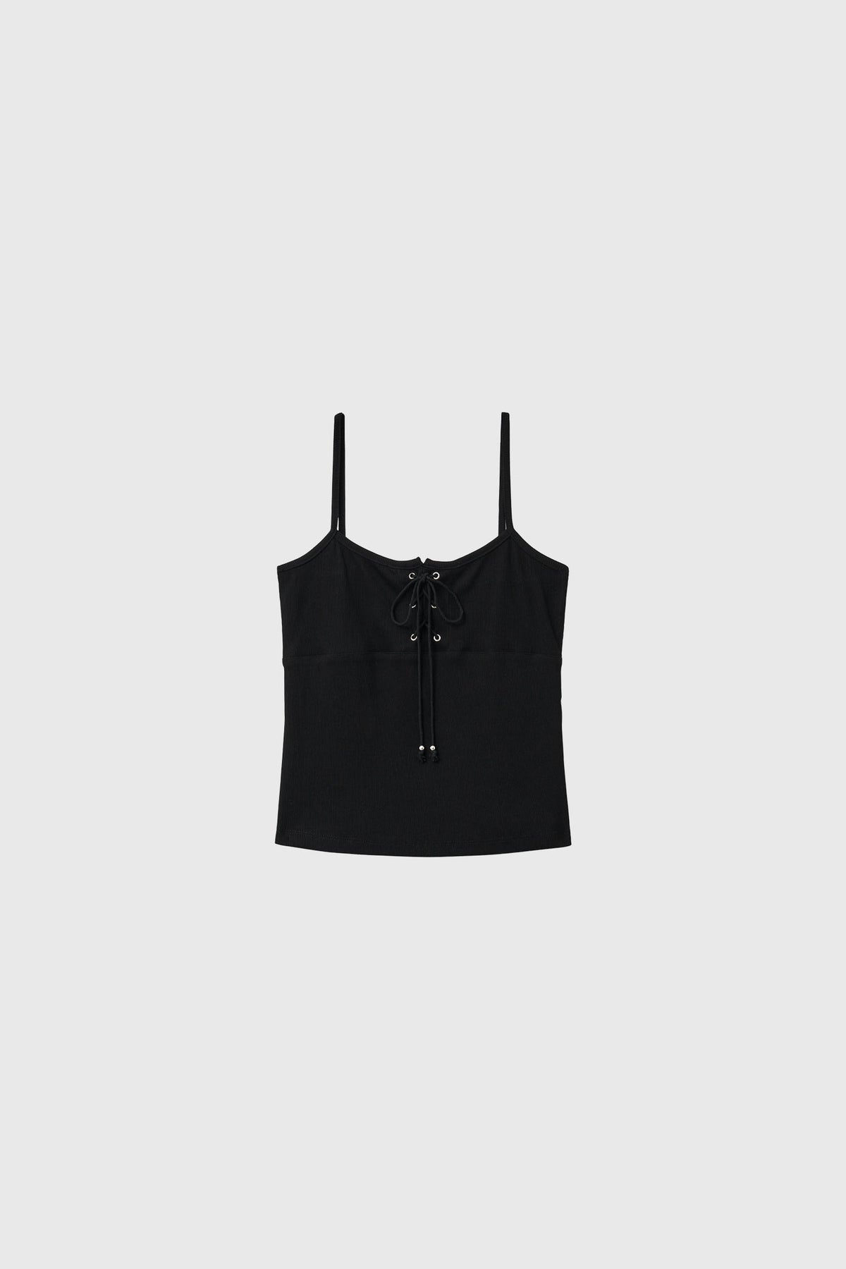 General Idea Eyelet Sleeveless Black detail 1
