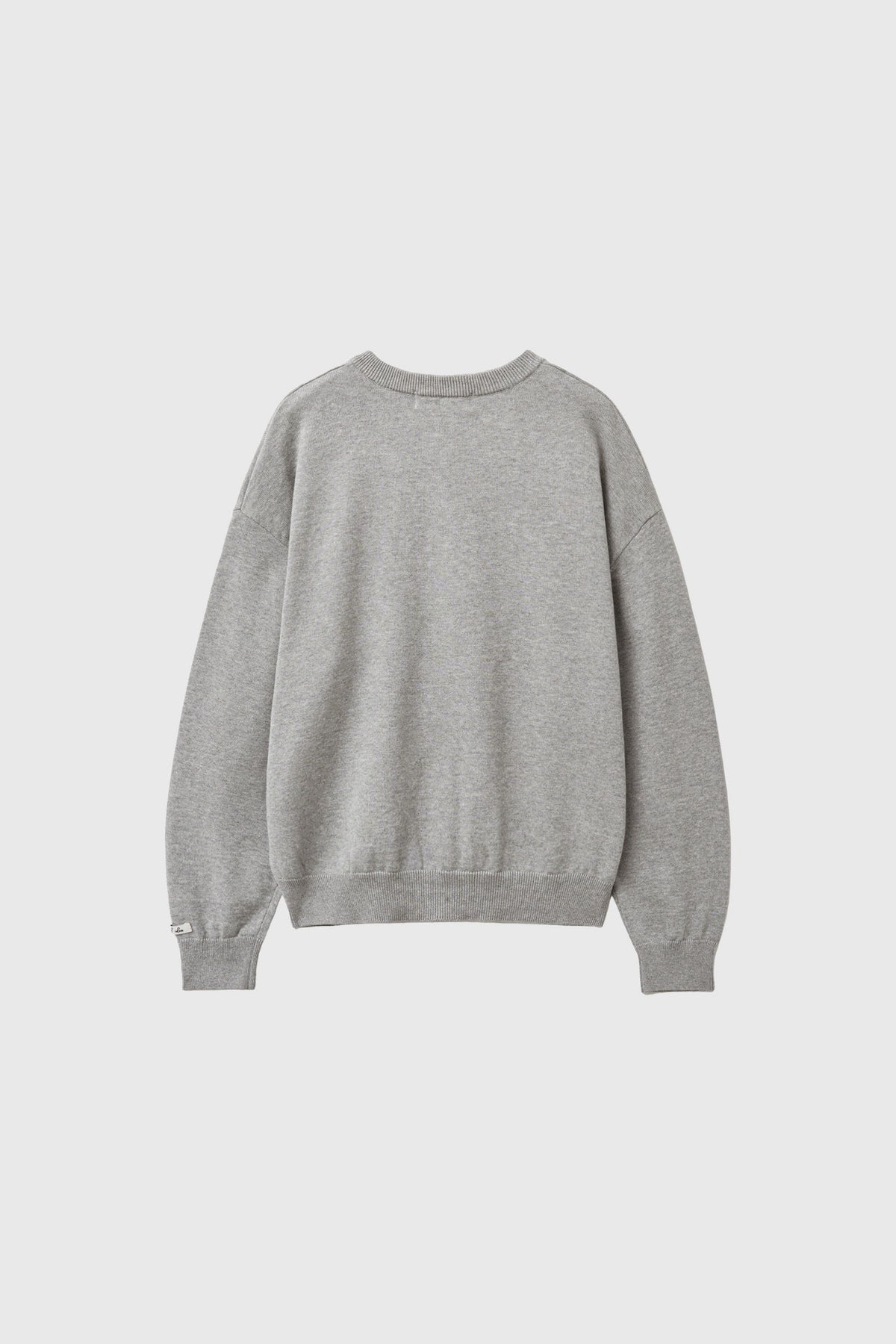 General Idea Cotton Loose Fit Pocket Cardigan Light Grey detail 2
