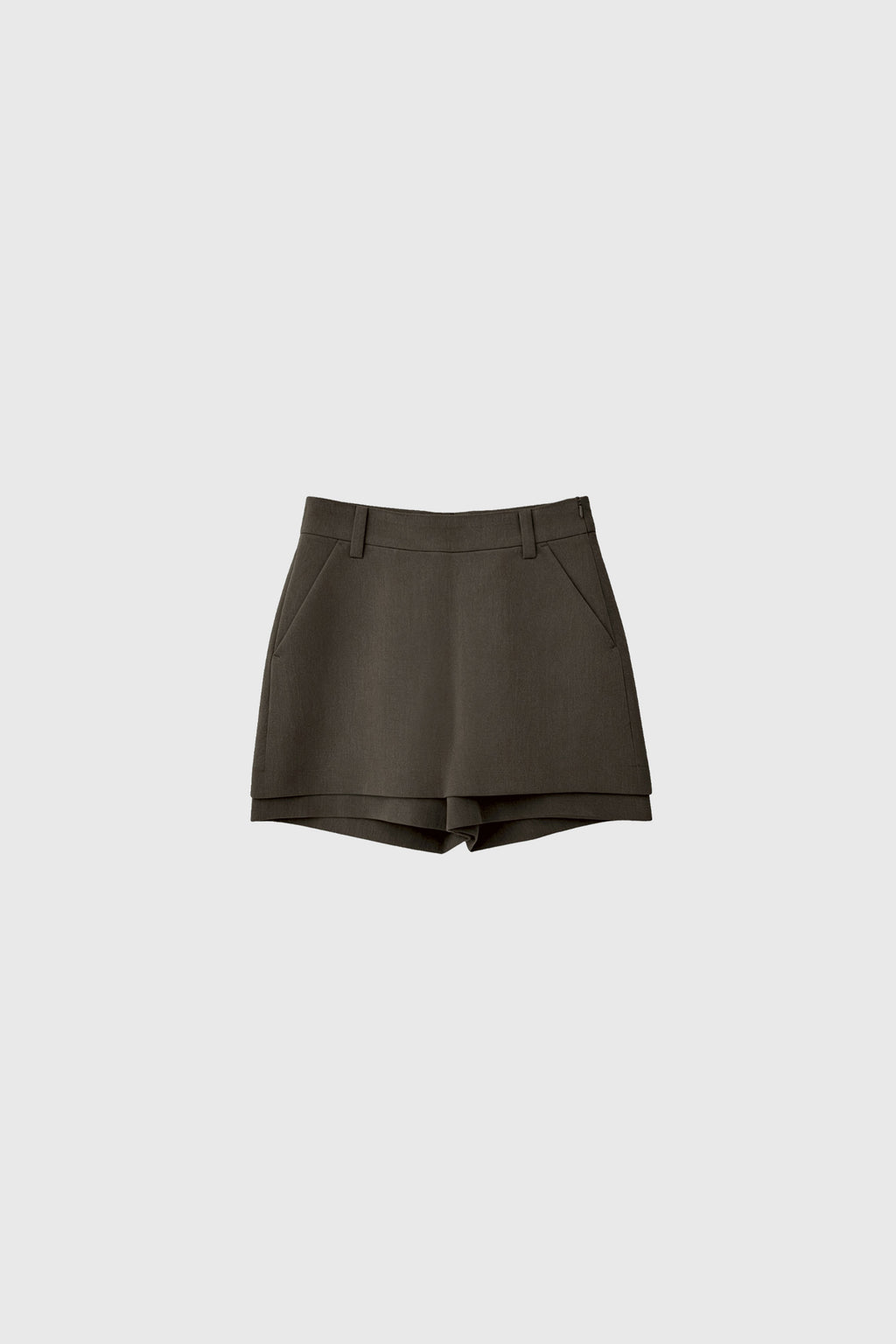 General Idea A-Line Skirt Pants Brown detail 1