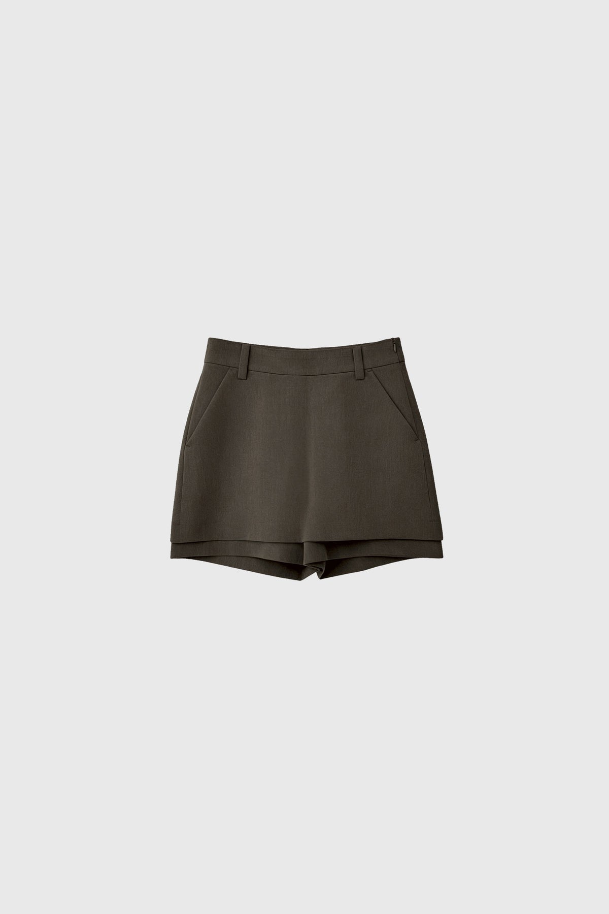 General Idea A-Line Skirt Pants Brown detail 1