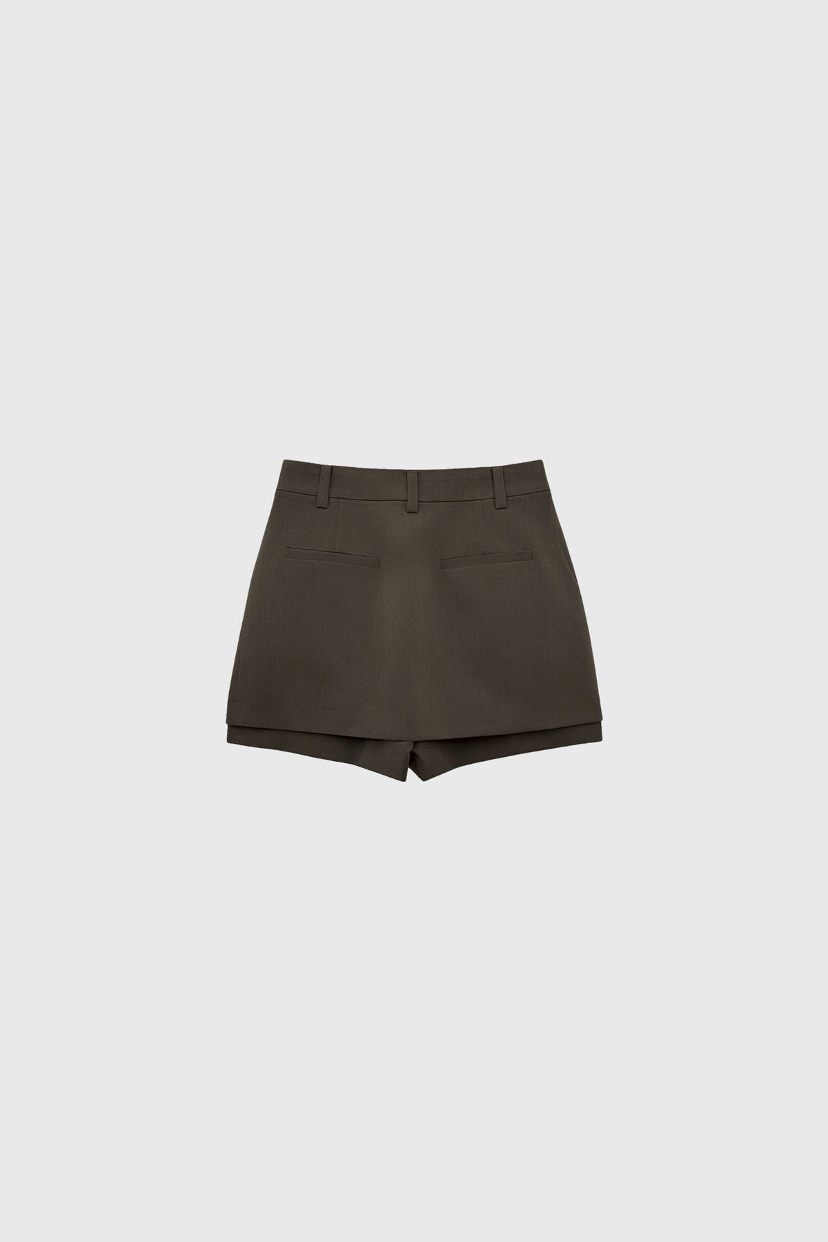 General Idea A-Line Skirt Pants Brown detail 2