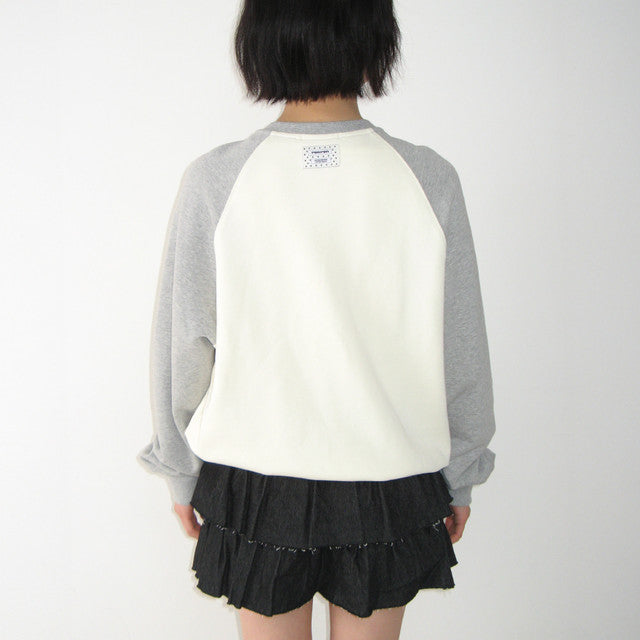 [RONRON] Collarless Raglan Zip Up / 2 Colors