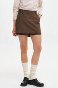General Idea A-Line Skirt Pants Brown