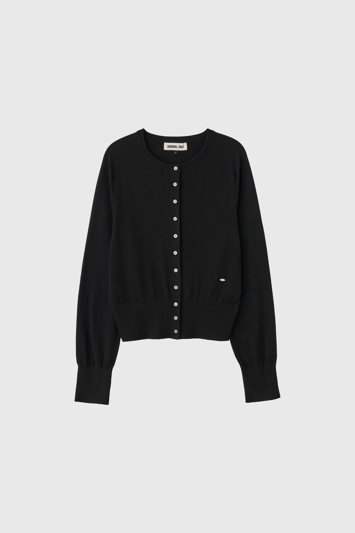 General Idea Signature Crew Neck Cardigan detail 1