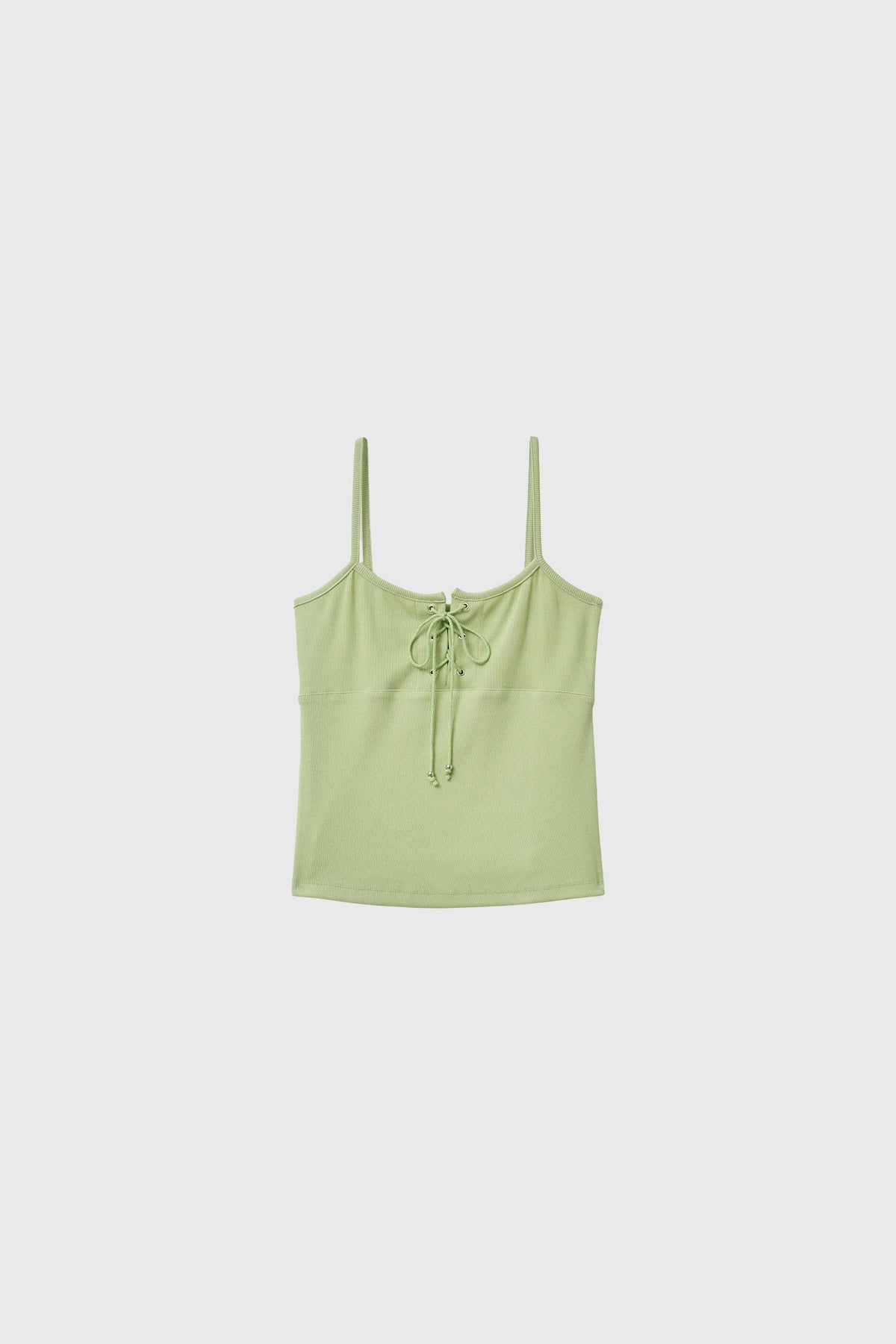 General Idea Eyelet Sleeveless Green detail 1