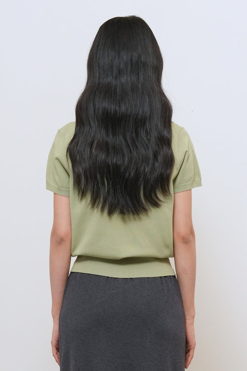 [General Idea] Cool Essential Half Cardigan / Sage Mint