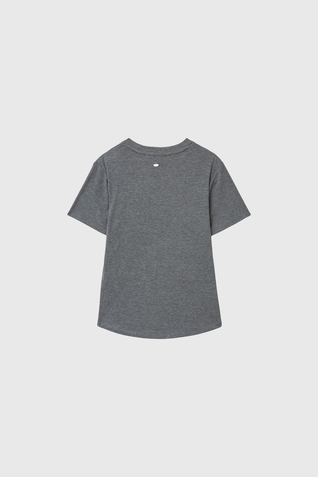 [General Idea] Acetate Twist Short-Sleeve T-Shirt / Charcoal