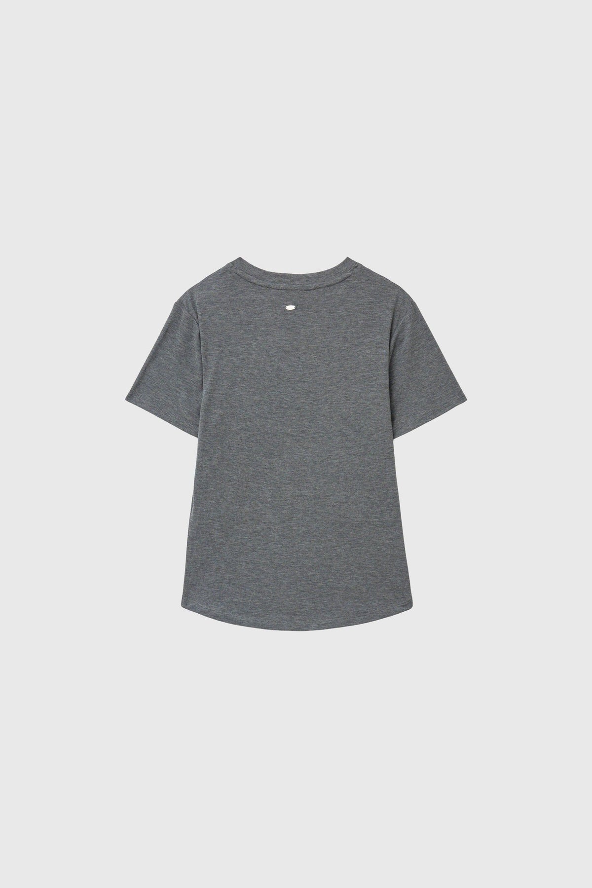 General Idea Acetate Twist Short-Sleeve T-Shirt Charcoal detail 1