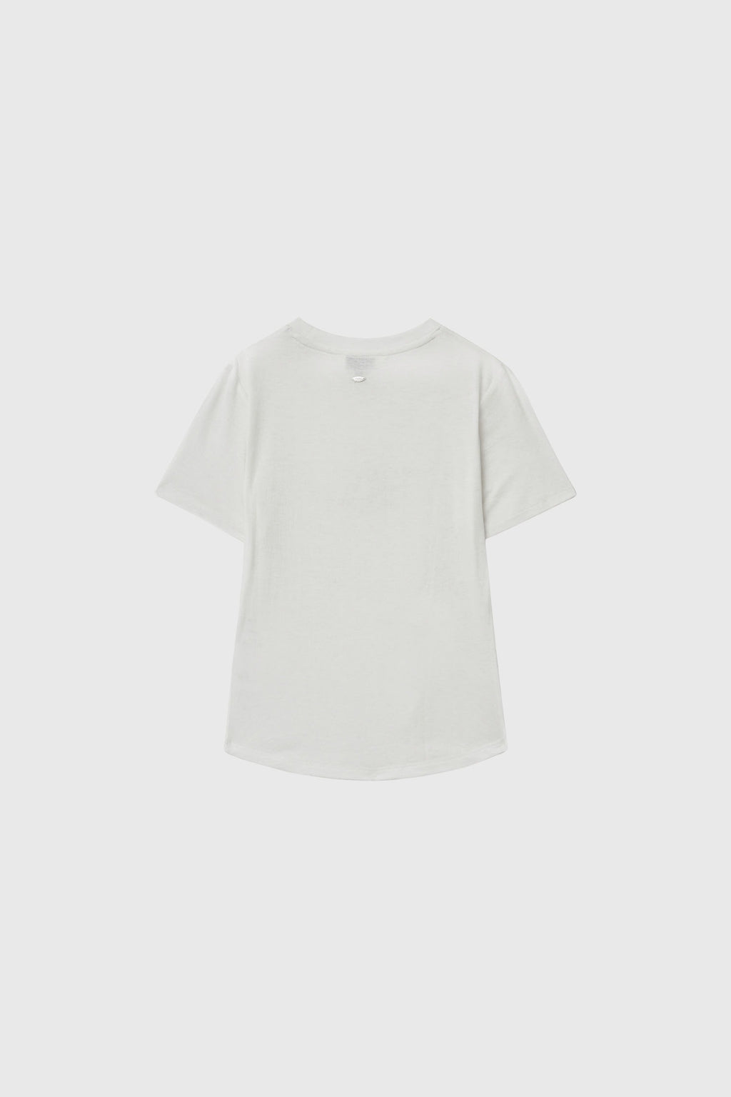 [General Idea] Acetate Twist Short-Sleeve T-Shirt / White